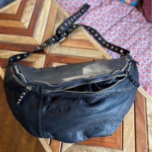 Free People Black Crossbody Bag